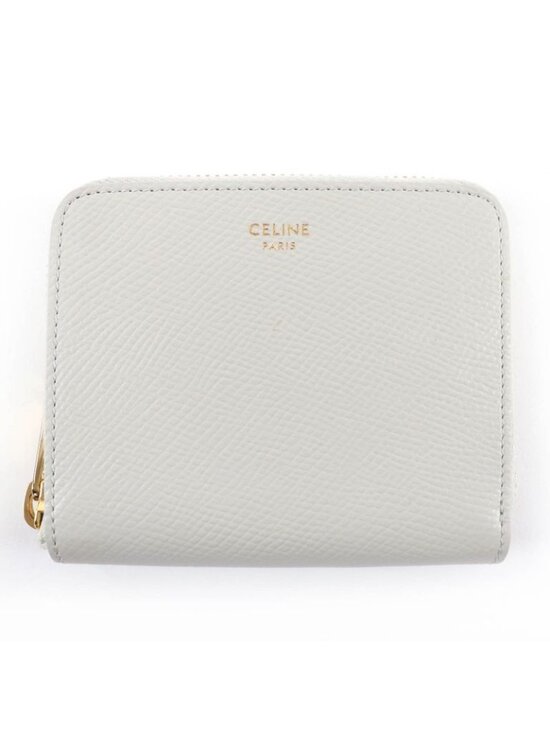 Celine Handbags - Celine Small Zip Wallet Essential Leather Compact Bifold